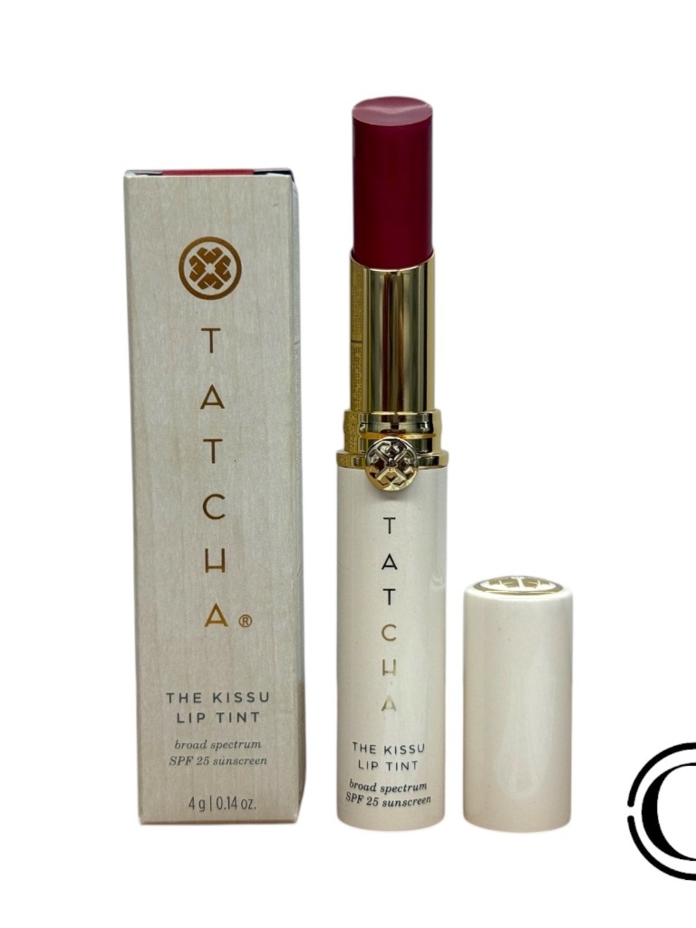 TATCHA The Kissu Lip Tint SPF 25 ~ PLUM BLOSSOM - EXP 2025 ~ Full Size ~ Boxed